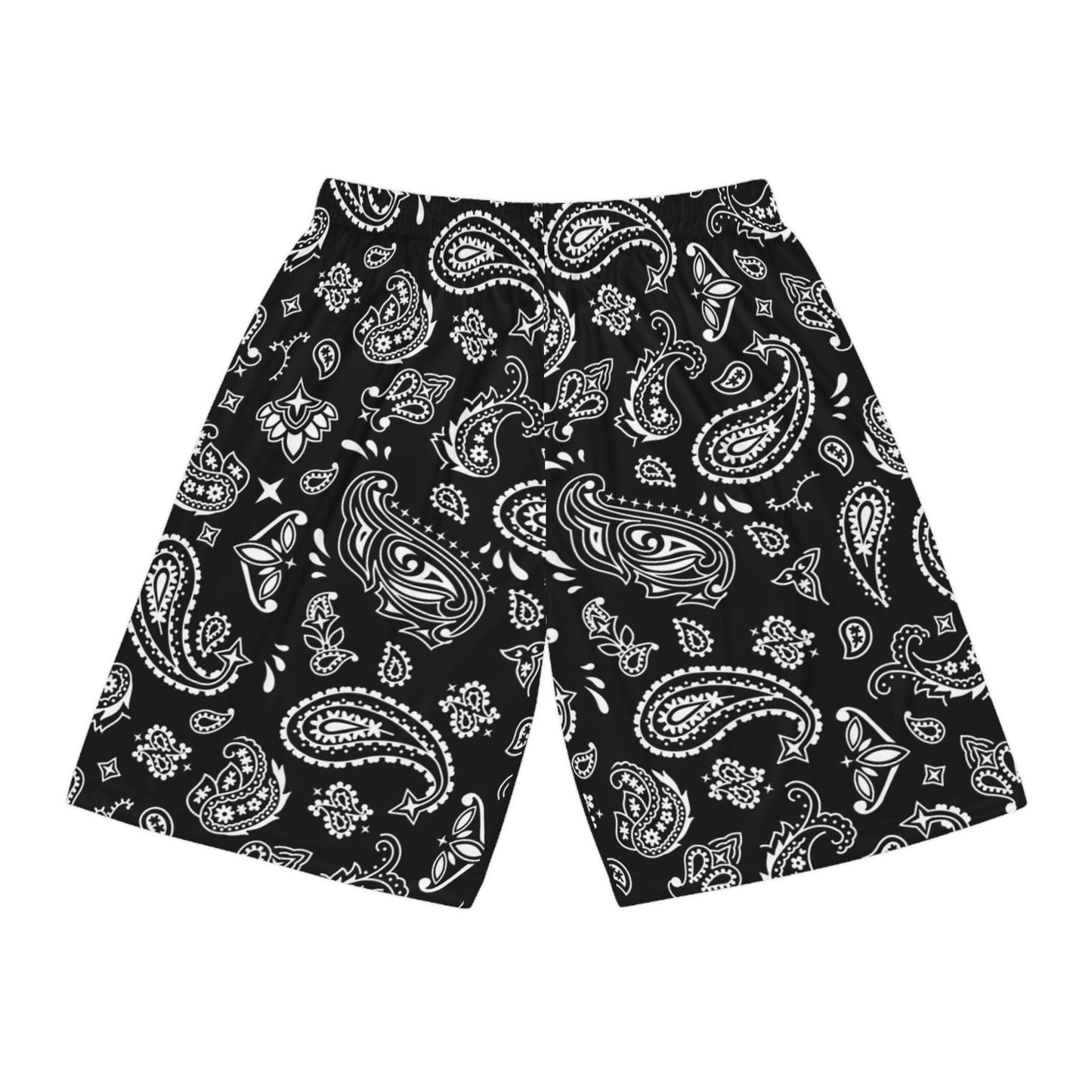 Black Bandana Shorts