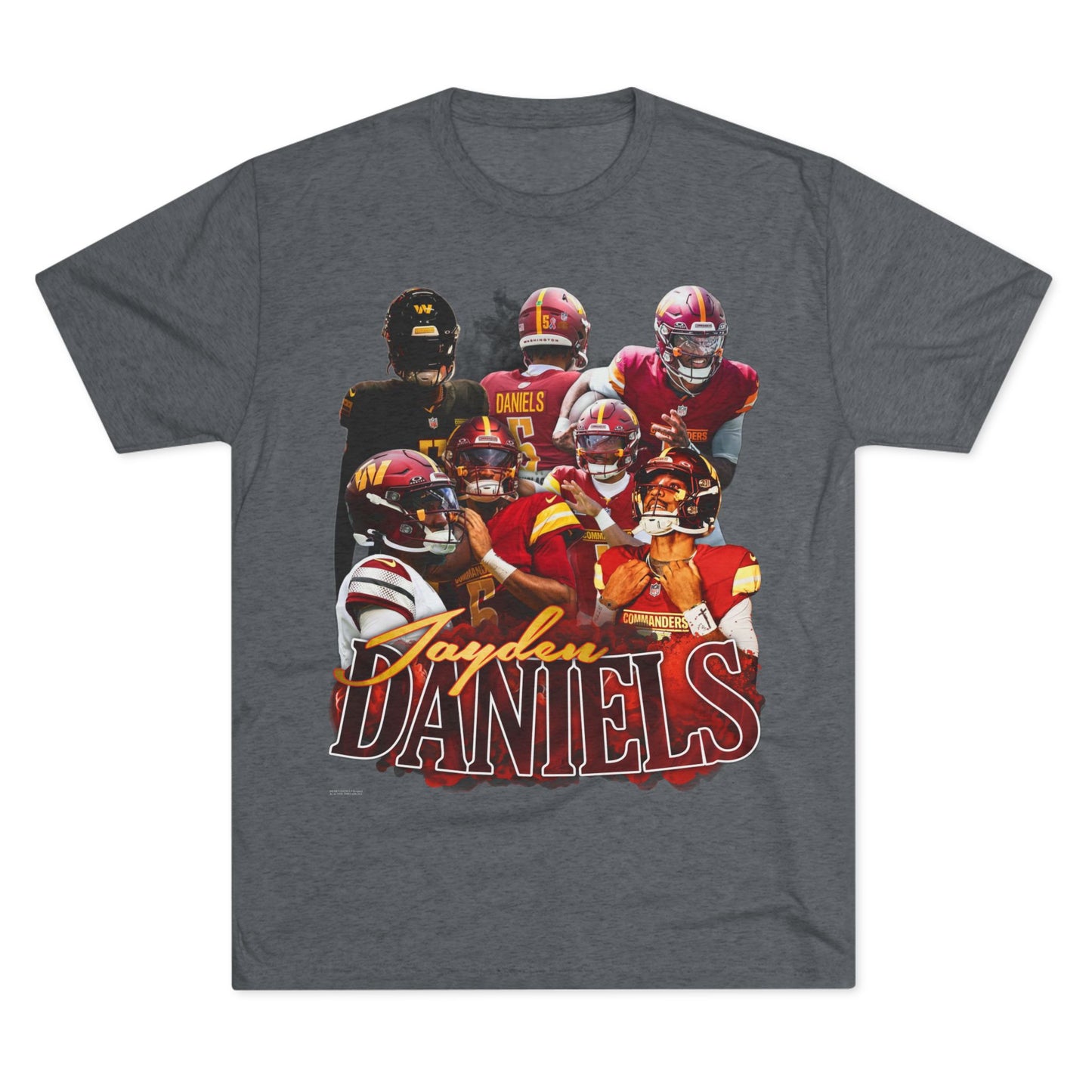 Jayden Daniels Tri-Blend Crew Tee