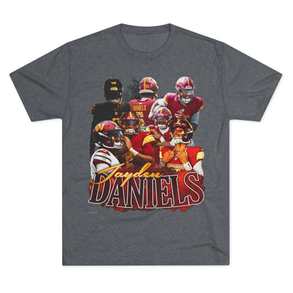 Jayden Daniels Tri-Blend Crew Tee