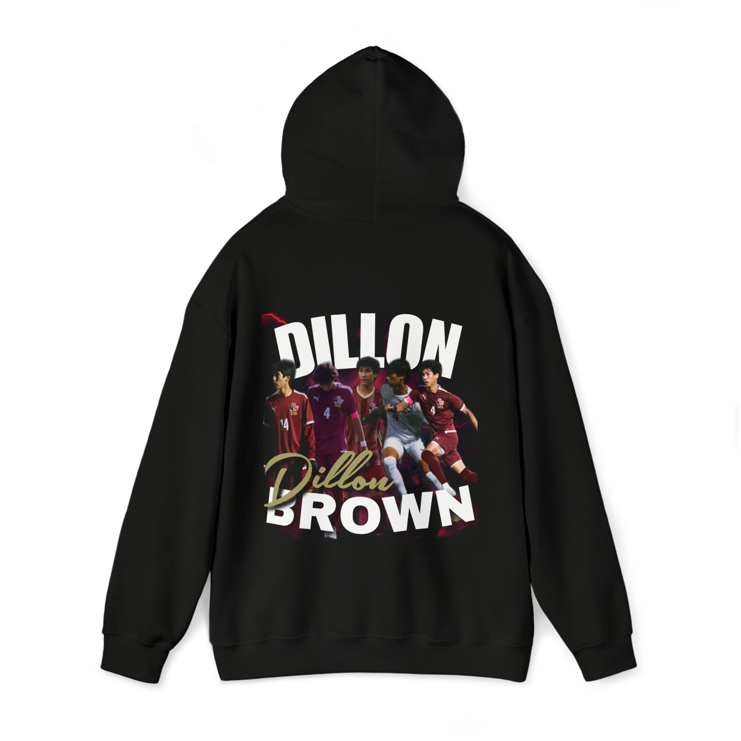 Dillon Brown w/ back design Hooded Sweatshirt
