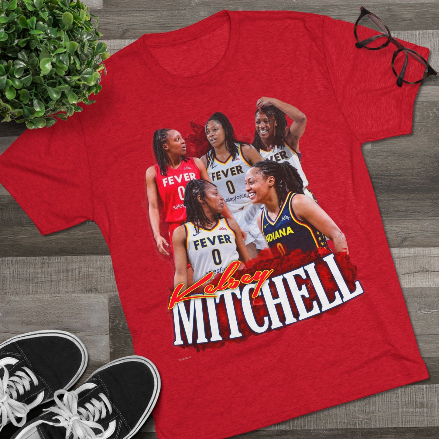 Kelsey Mitchell Tri-Blend Crew Tee