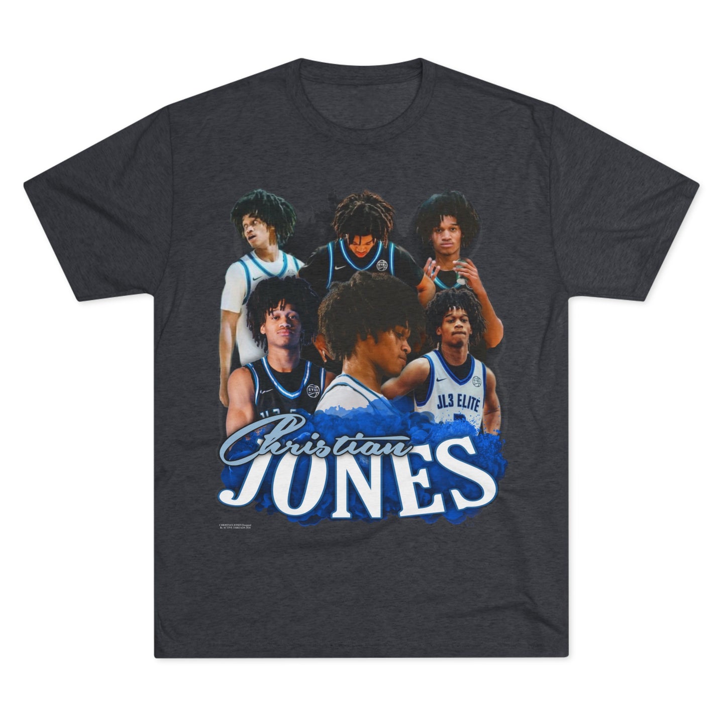 Christian Jones Tri-Blend Crew Tee