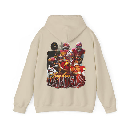 Jayden Daniels Hooded Sweatshirt [BACK SIDE DESIGN]