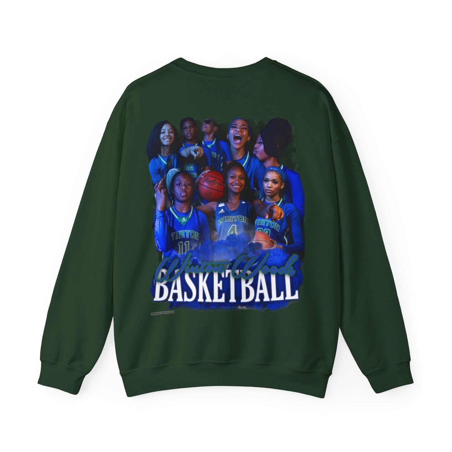 Winton Woods Girls Basketball Crewneck Sweatshirt