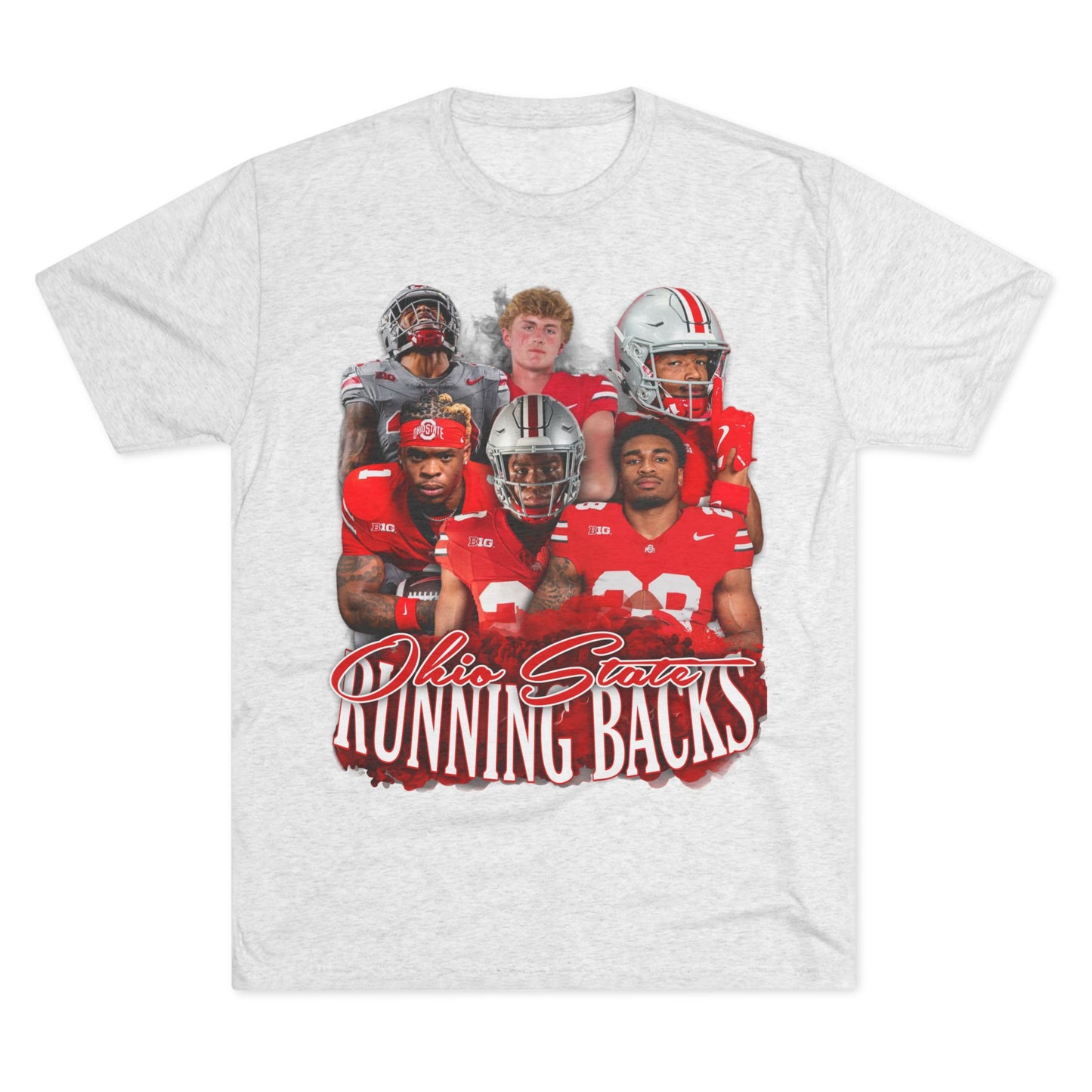 Ohio State Running Backs Tri-Blend Crew Tee