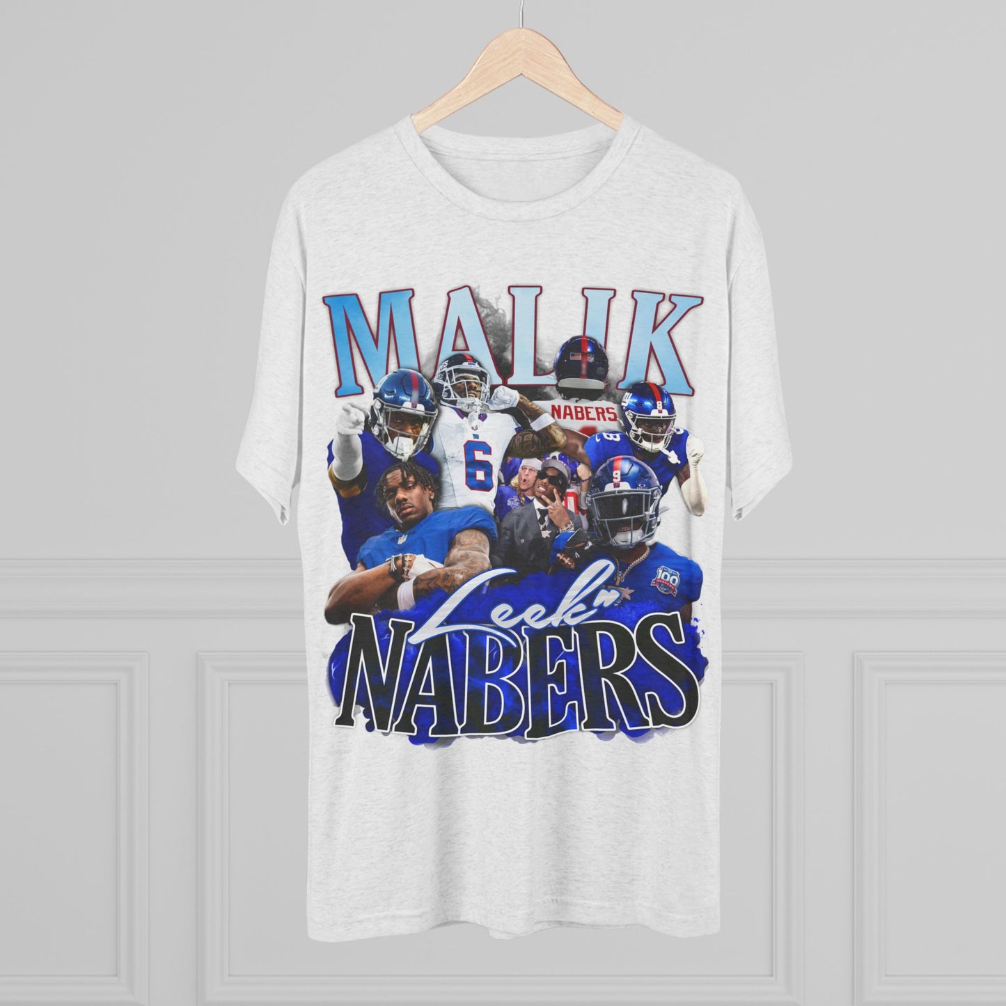 Malik Nabers Tri-Blend Crew Tee [DS]
