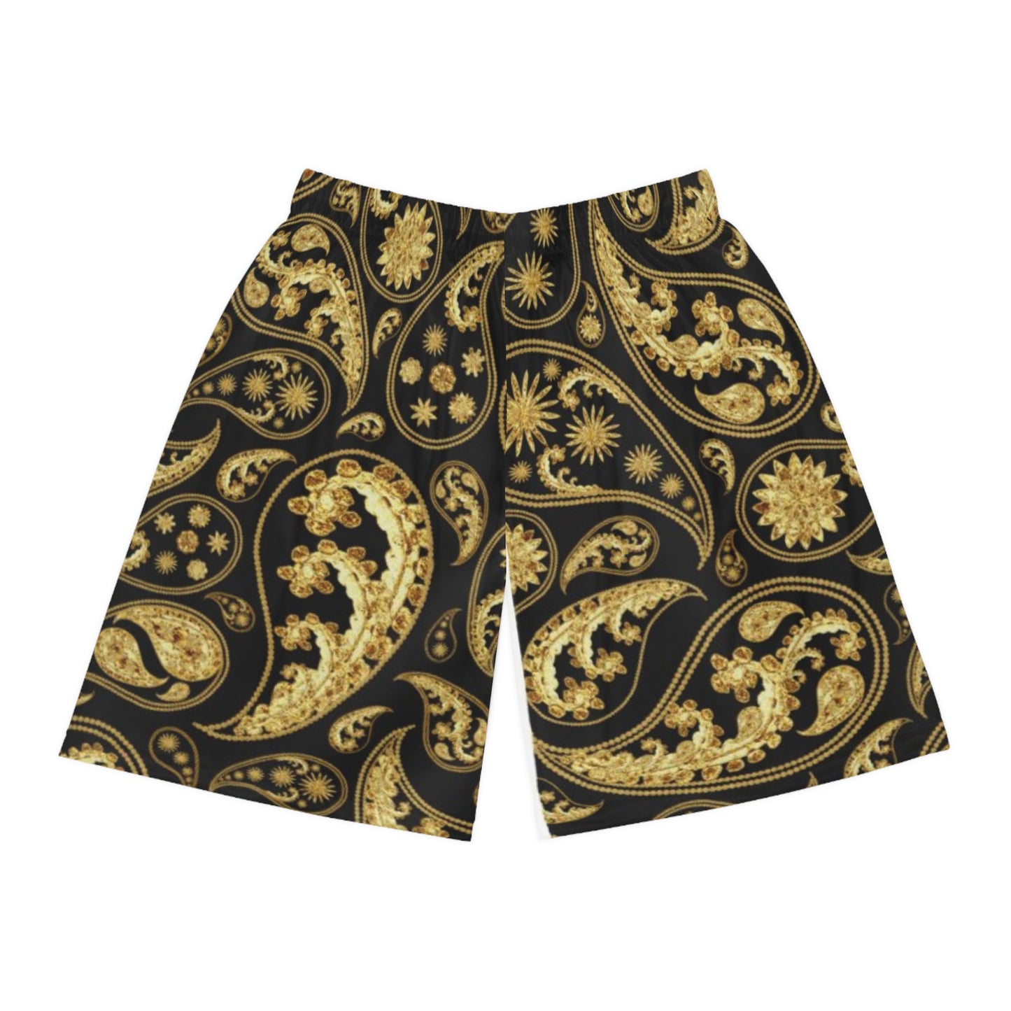 Gold Bandana Shorts