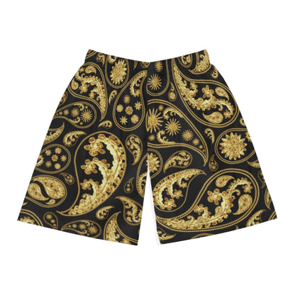 Gold Bandana Shorts