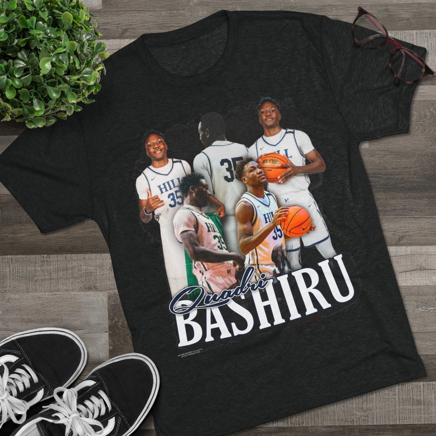Quadri Bashiru Tri-Blend Crew Tee