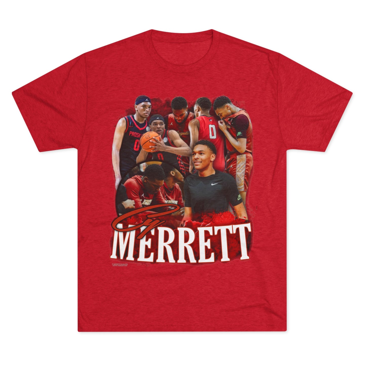 Cy Merrett Tri-Blend Crew Tee