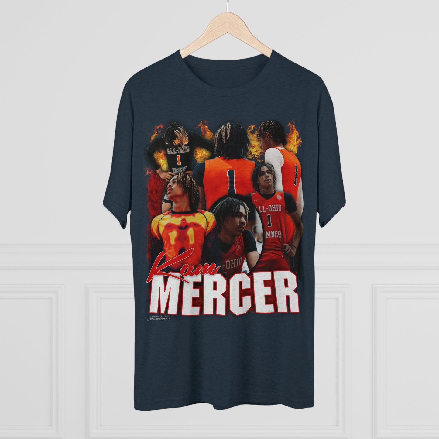 Kam Mercer Tri-Blend Crew Tee