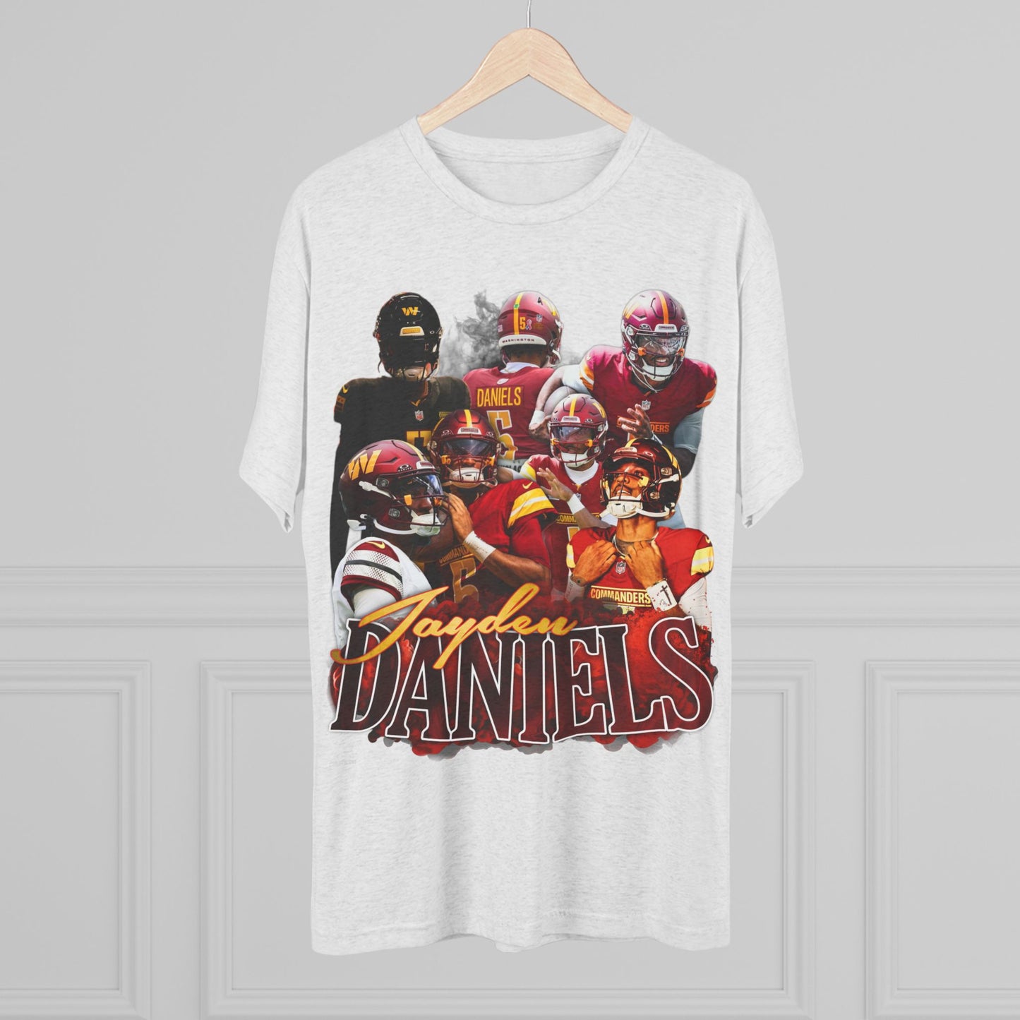 Jayden Daniels Tri-Blend Crew Tee