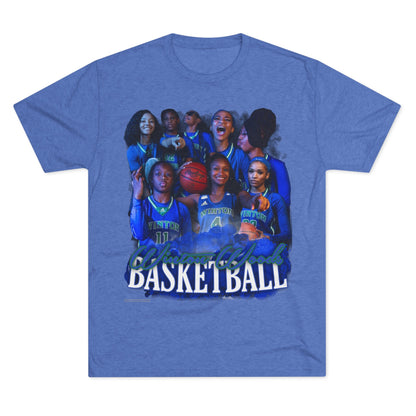 Winton Woods Girls Basketball Tri-Blend Crew Tee