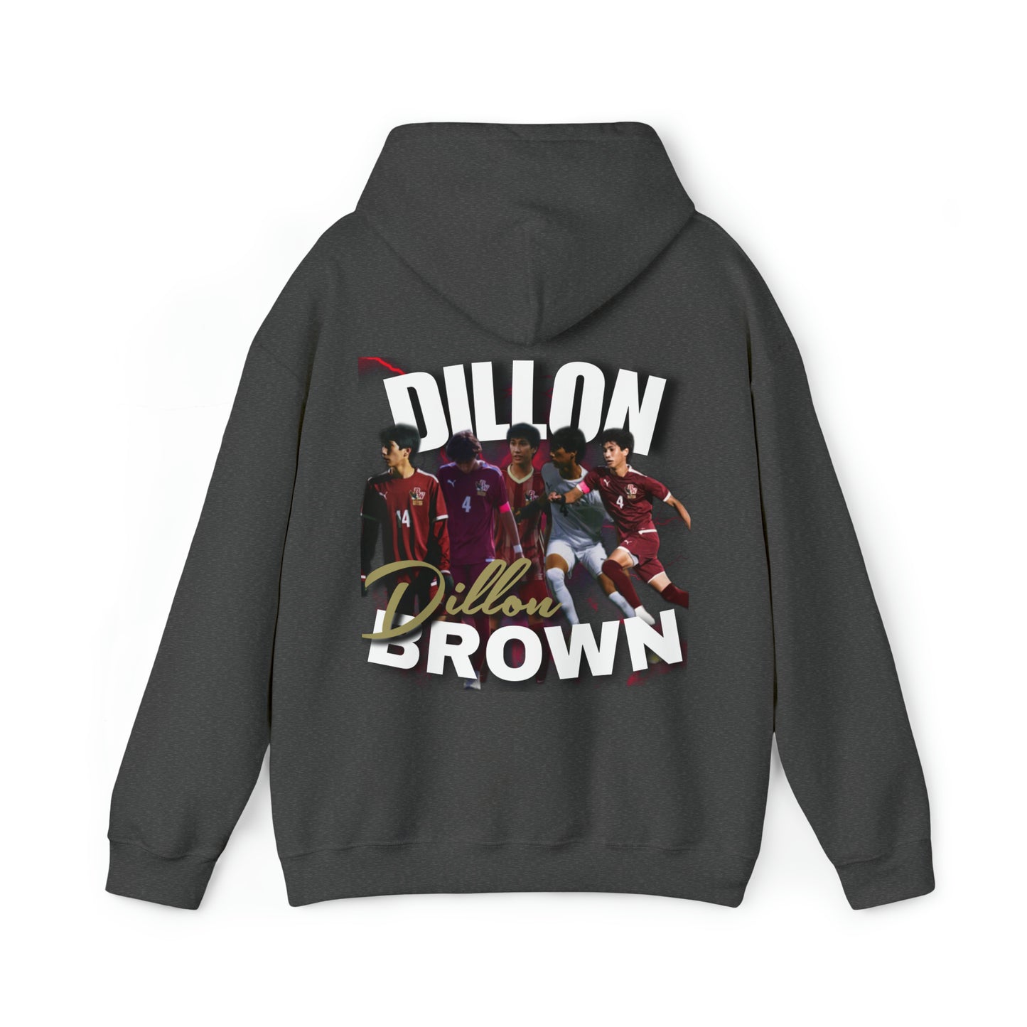 Dillon Brown w/ back design Hooded Sweatshirt