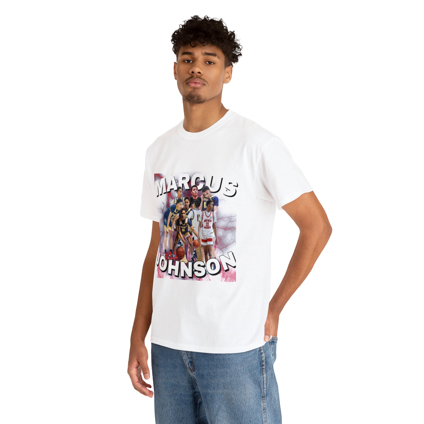 Marcus Johnson Tee White