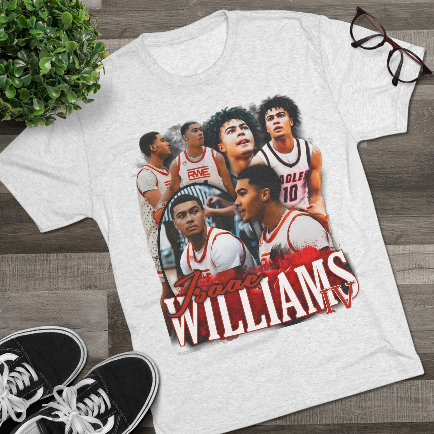 Isaac Williams IV Tri-Blend Crew Tee