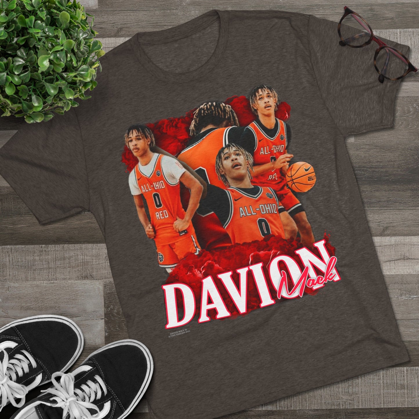 Davion Mack  Tri-Blend Crew Tee