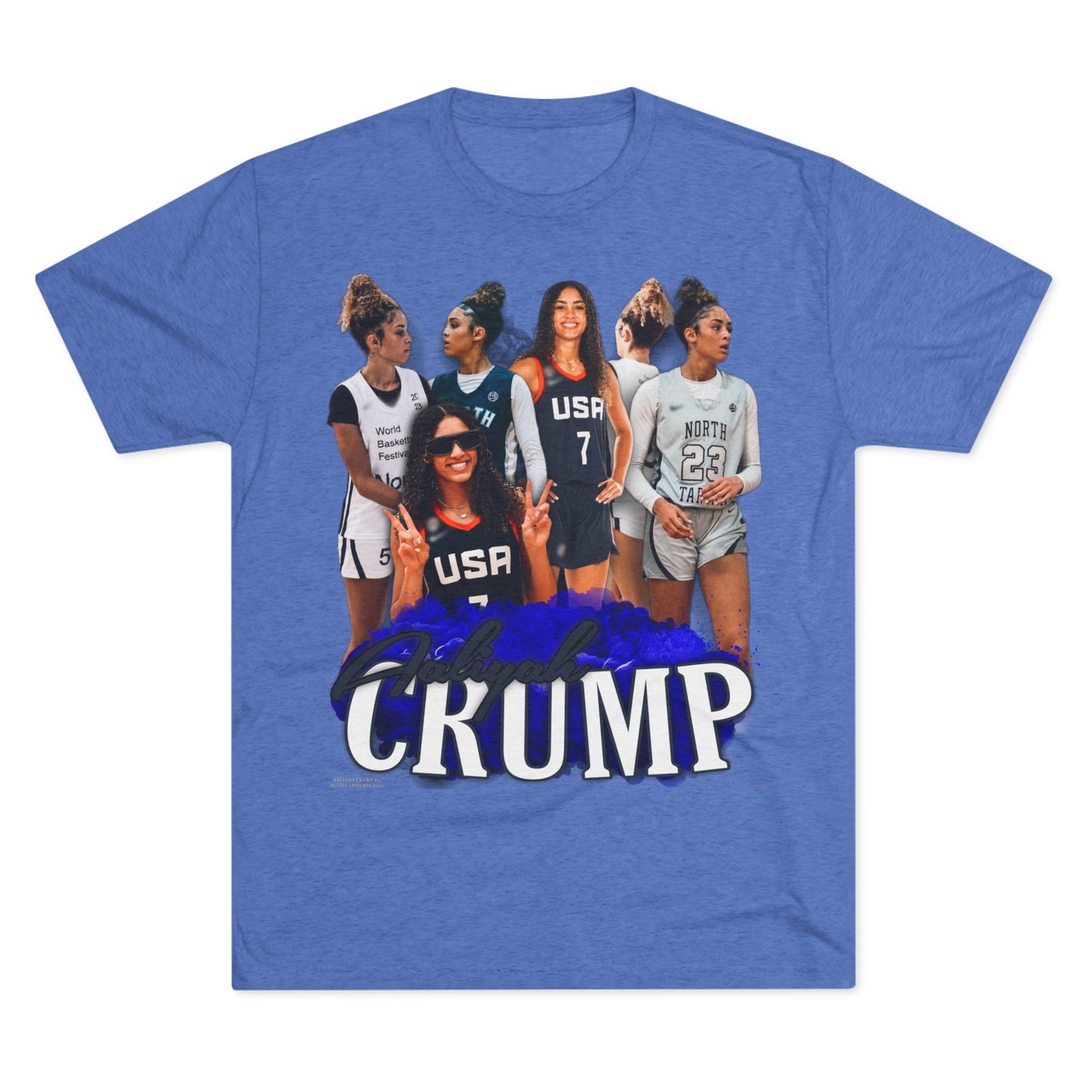 Aaliyah Crump Tri-Blend Crew Tee
