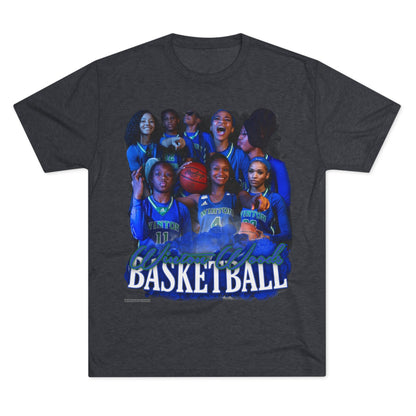 Winton Woods Girls Basketball Tri-Blend Crew Tee