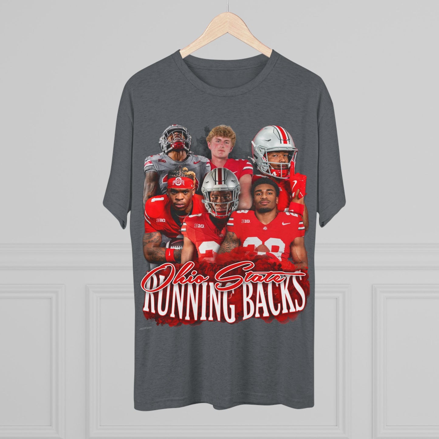 Ohio State Running Backs Tri-Blend Crew Tee