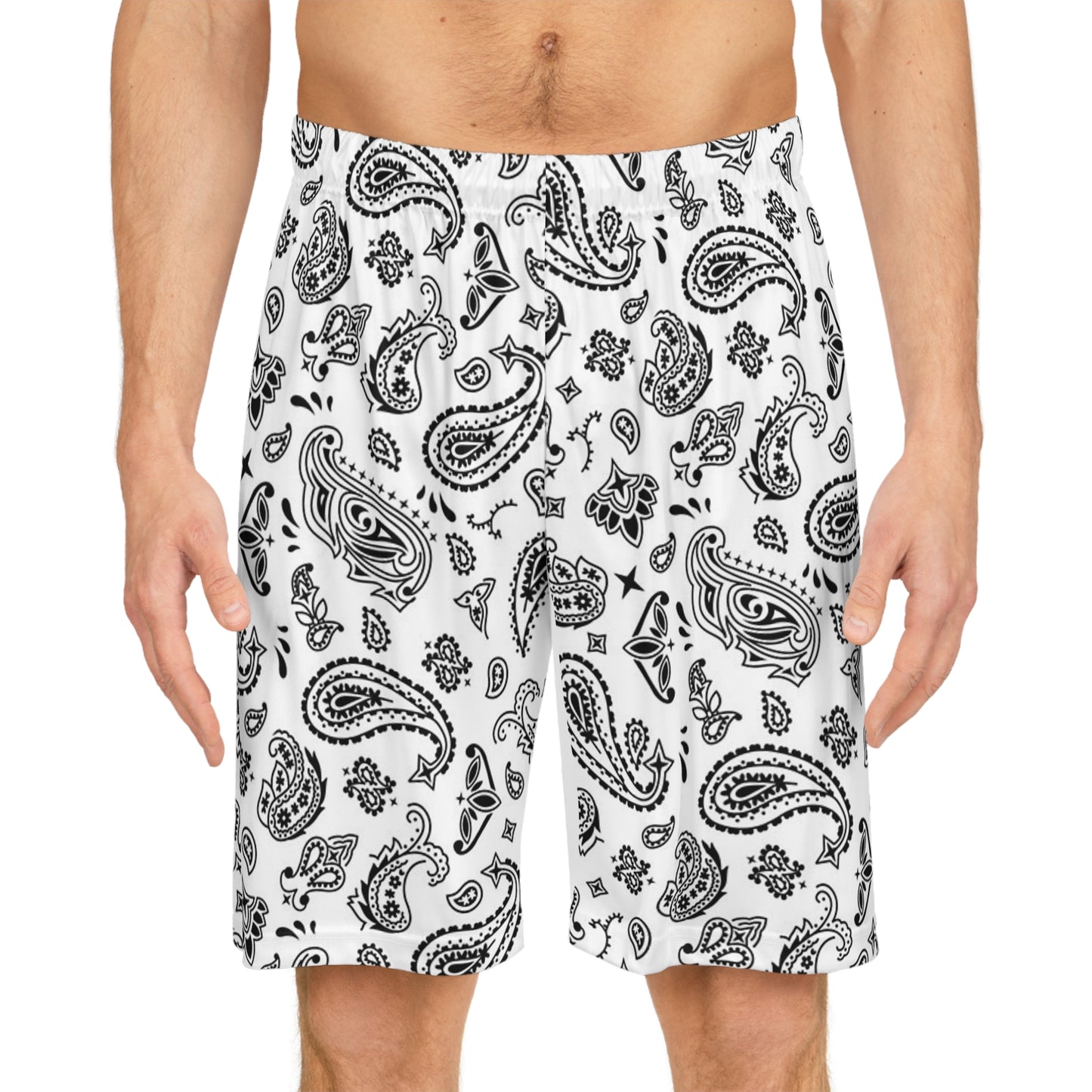 White Bandana Shorts