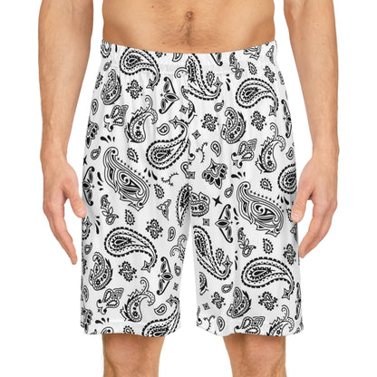 White Bandana Shorts