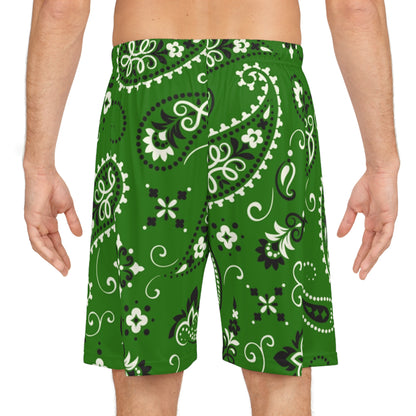 Green Bandana Shorts