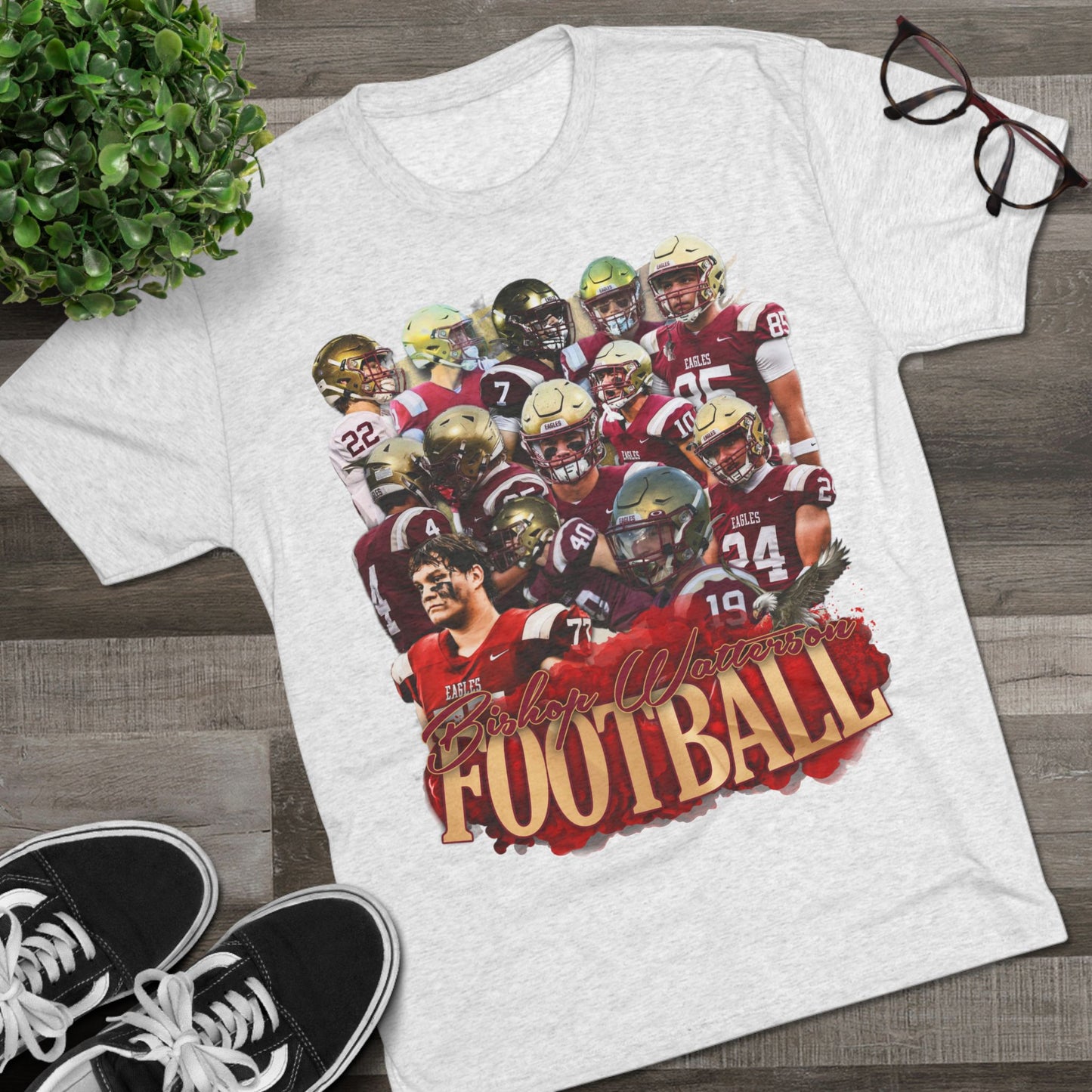 Watterson Football 2024 Tri-Blend Crew Tee