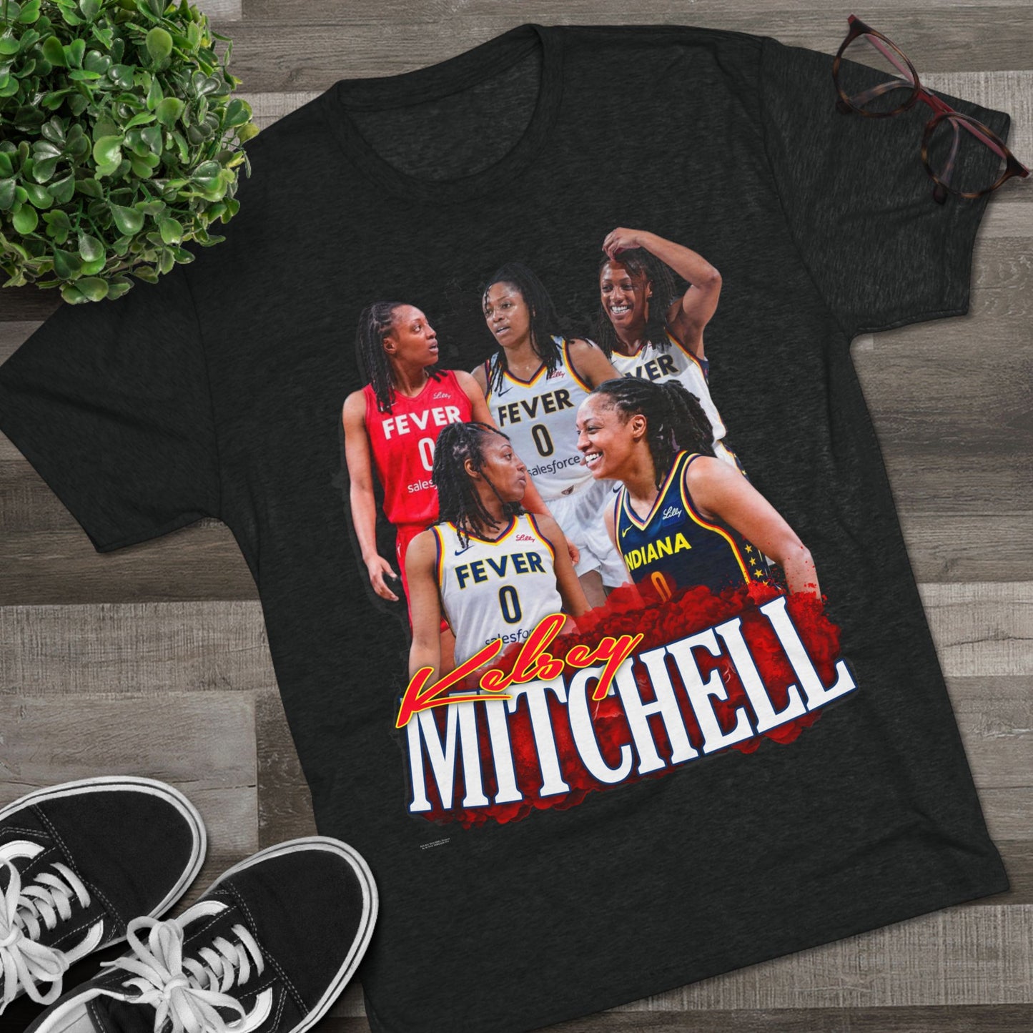 Kelsey Mitchell Tri-Blend Crew Tee