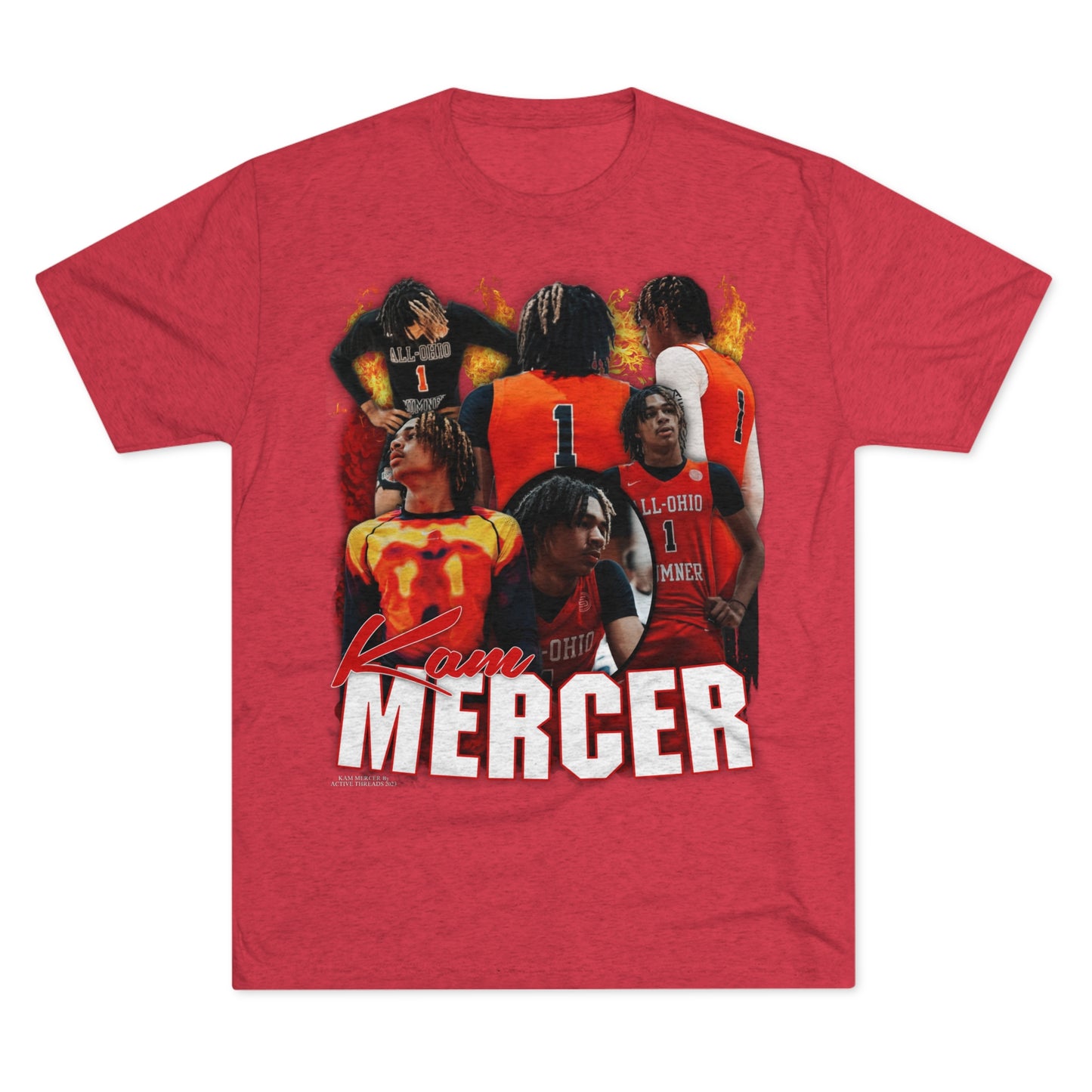 Kam Mercer Tri-Blend Crew Tee