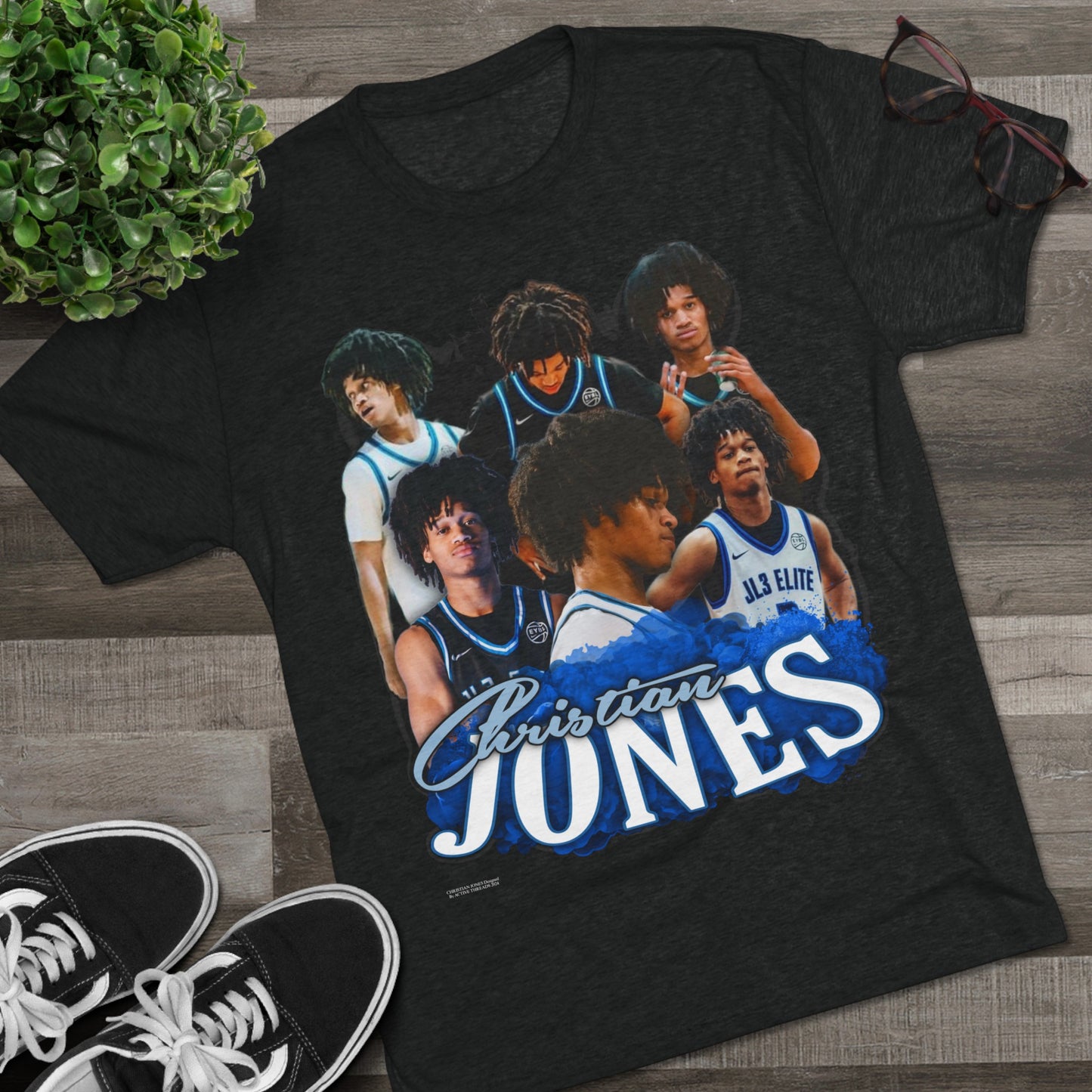 Christian Jones Tri-Blend Crew Tee