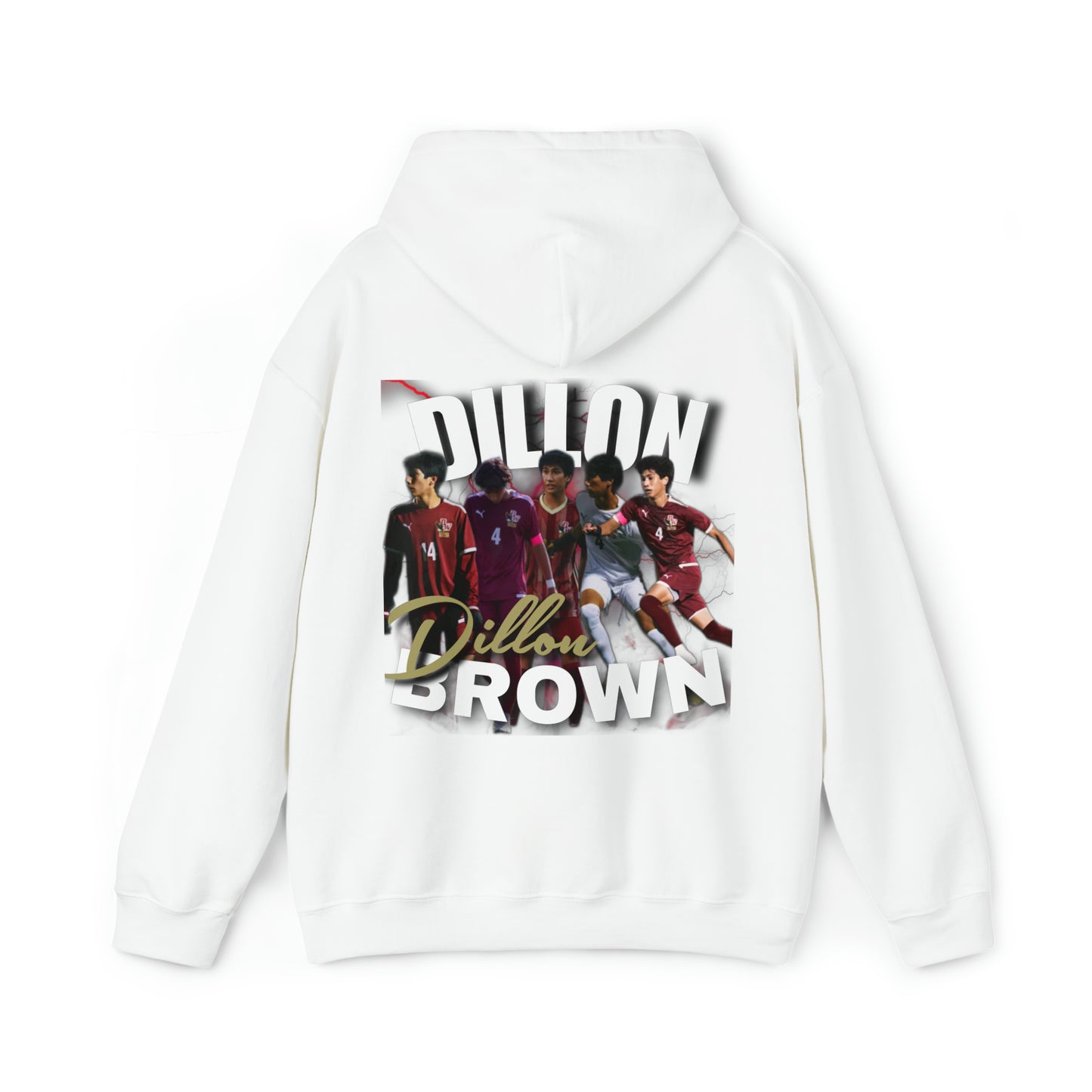 Dillon Brown w/ back design Hooded Sweatshirt
