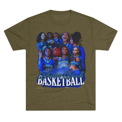 Winton Woods Girls Basketball Tri-Blend Crew Tee