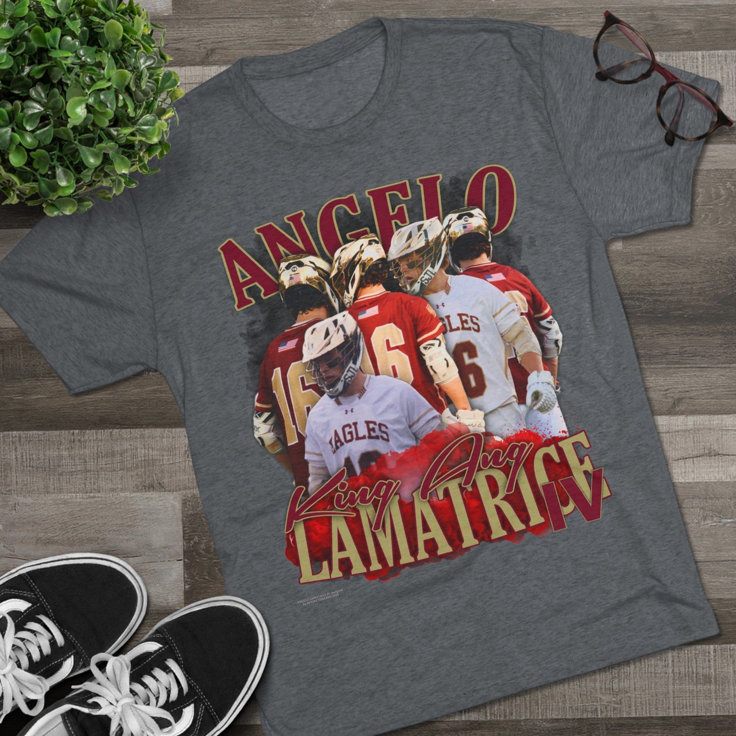Angelo Lamatrice IV Tri-Blend Crew Tee