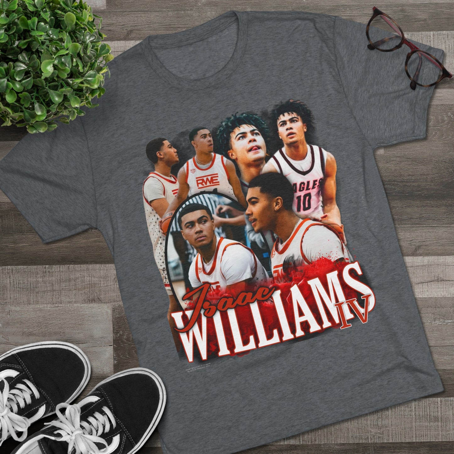 Isaac Williams IV Tri-Blend Crew Tee