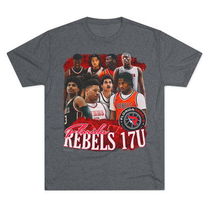 Florida Rebels 17U Tri-Blend Crew Tee