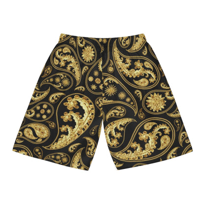 Gold Bandana Shorts