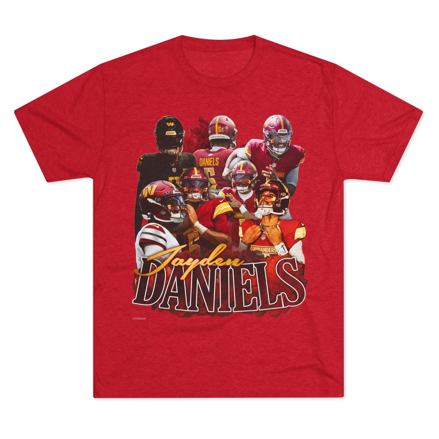 Jayden Daniels Tri-Blend Crew Tee