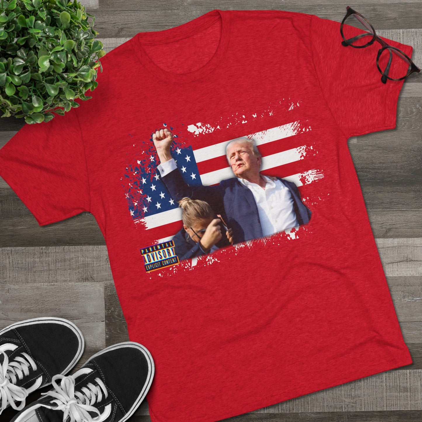 Trump Bulletproof Tri-Blend Crew Tee
