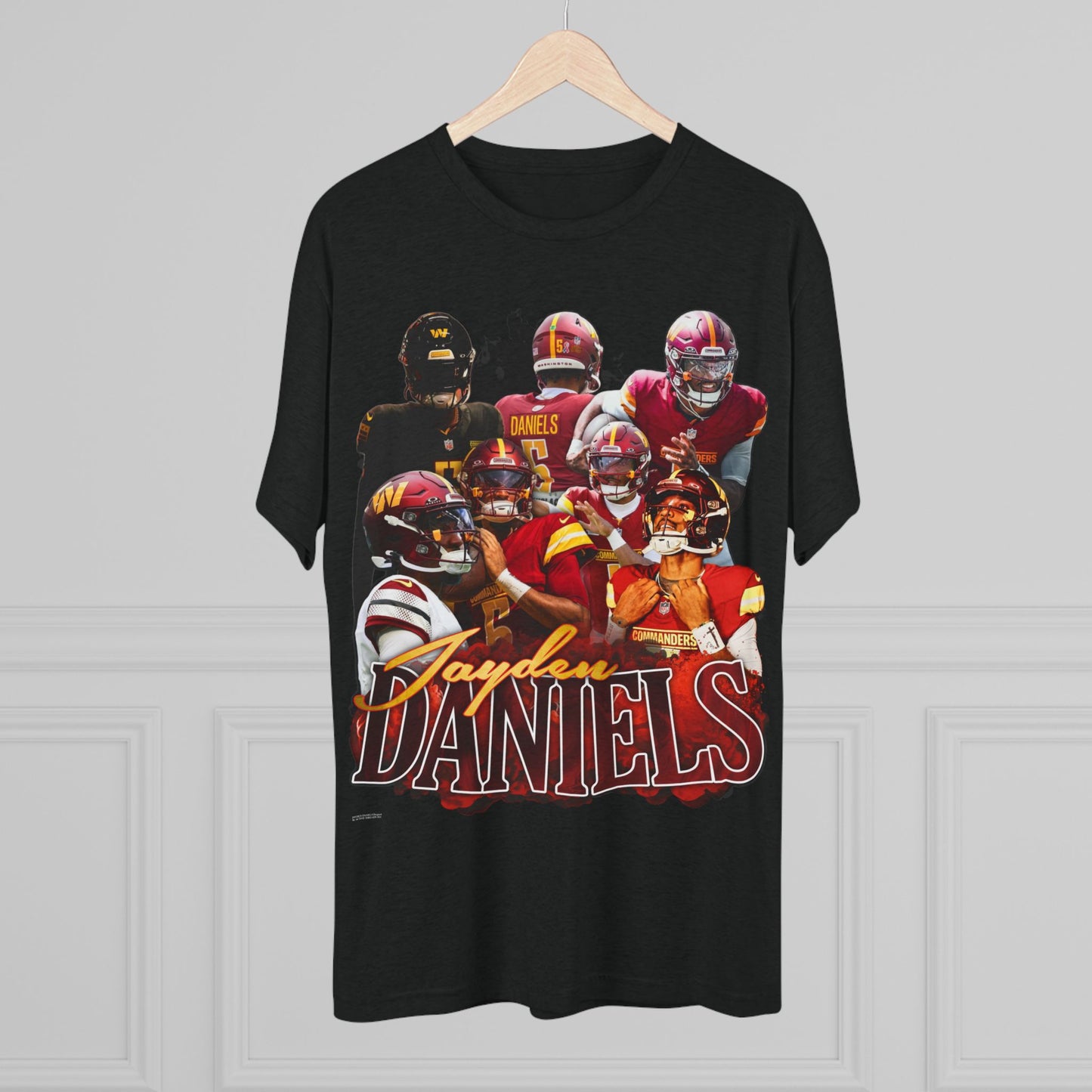 Jayden Daniels Tri-Blend Crew Tee