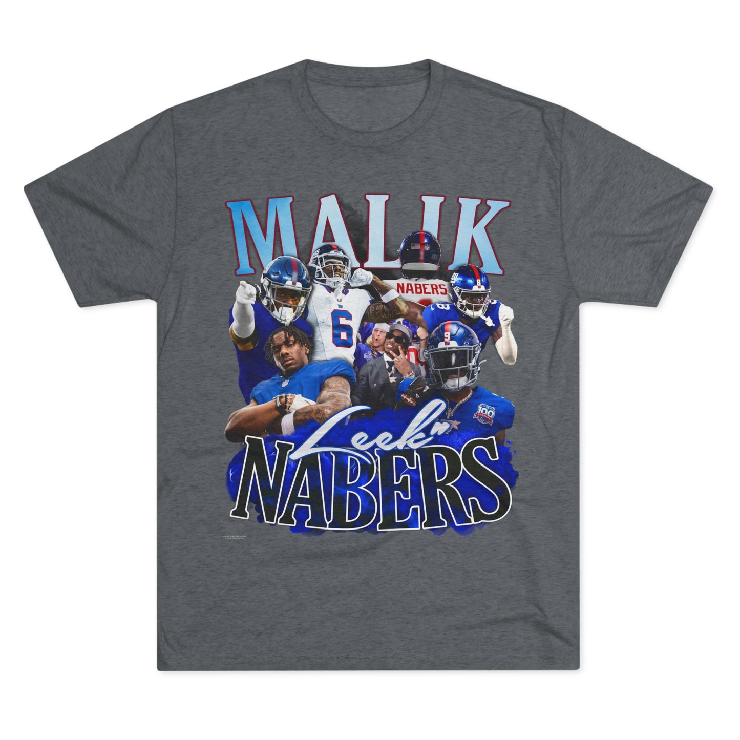 Malik Nabers Tri-Blend Crew Tee