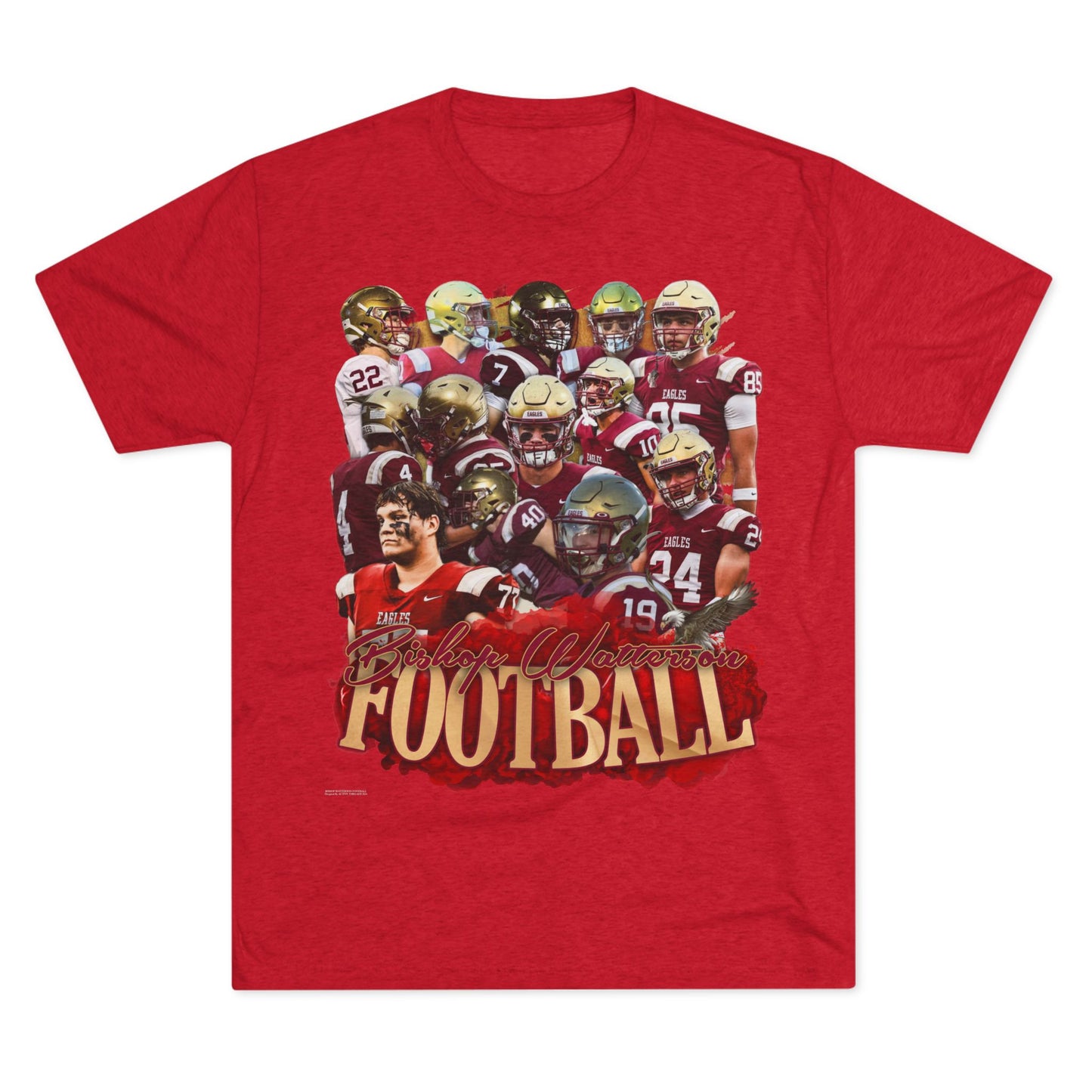 Watterson Football 2024 Tri-Blend Crew Tee