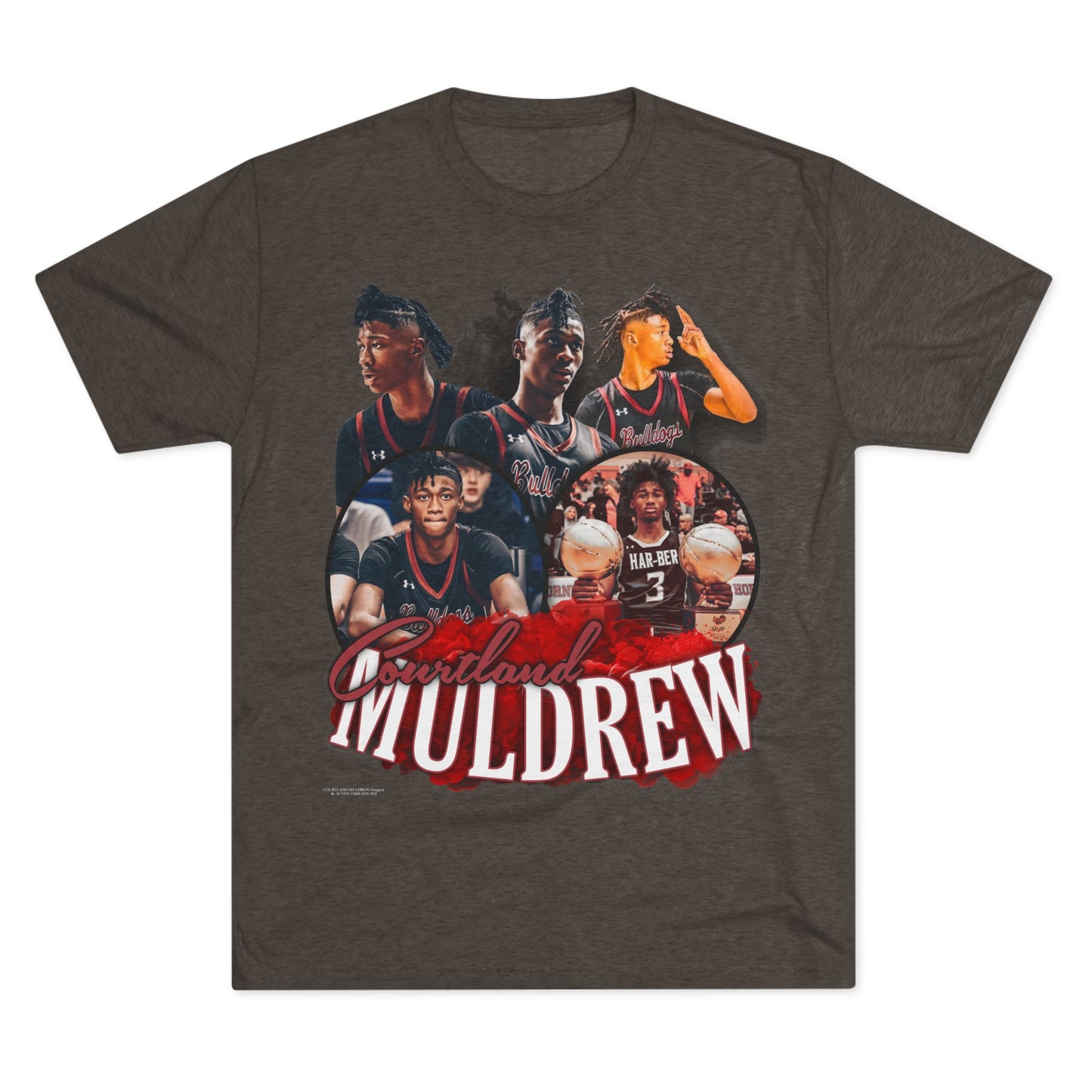 Courtland Muldrew Tri-Blend Crew Tee