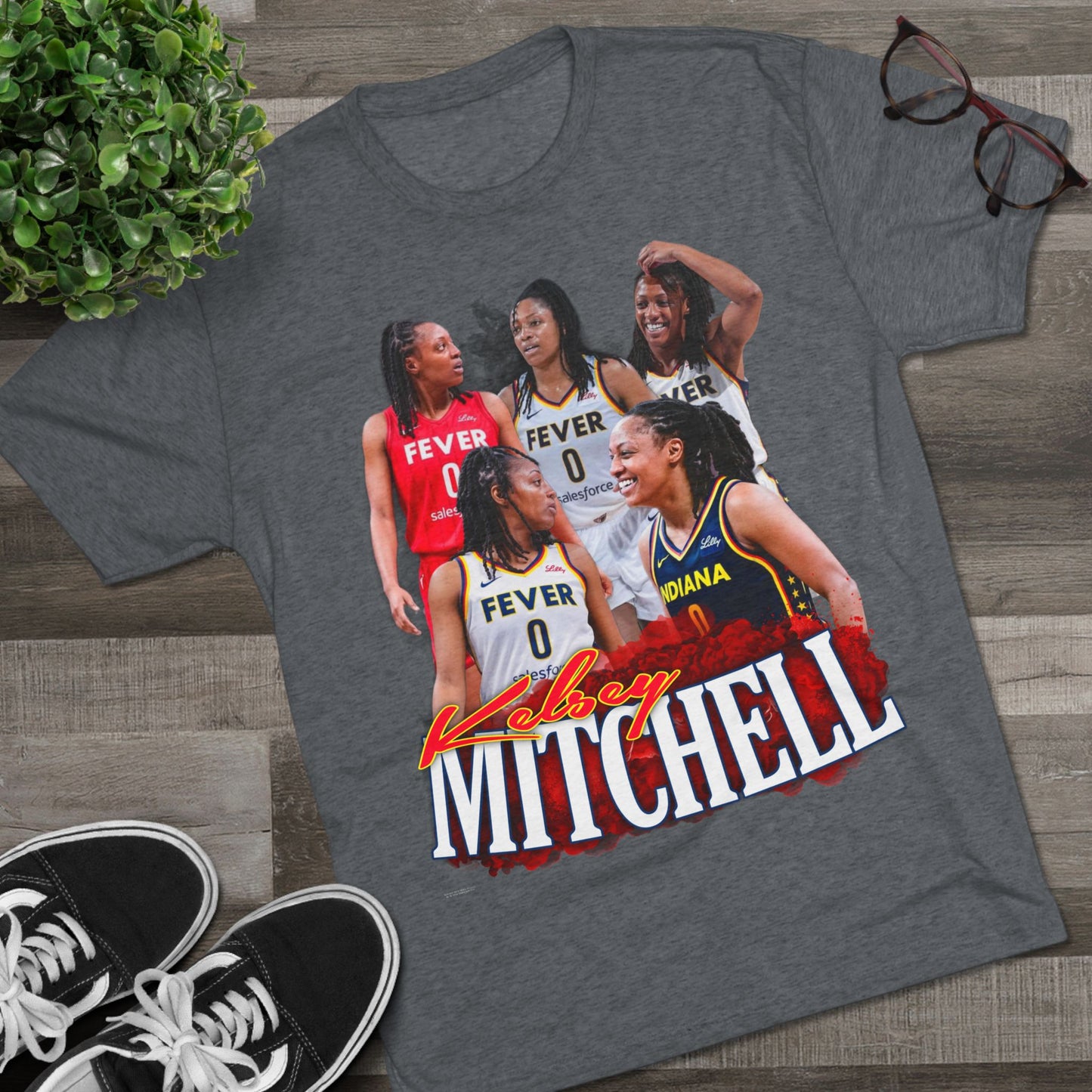 Kelsey Mitchell Tri-Blend Crew Tee