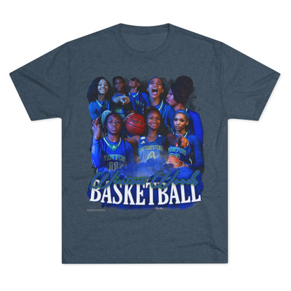 Winton Woods Girls Basketball Tri-Blend Crew Tee