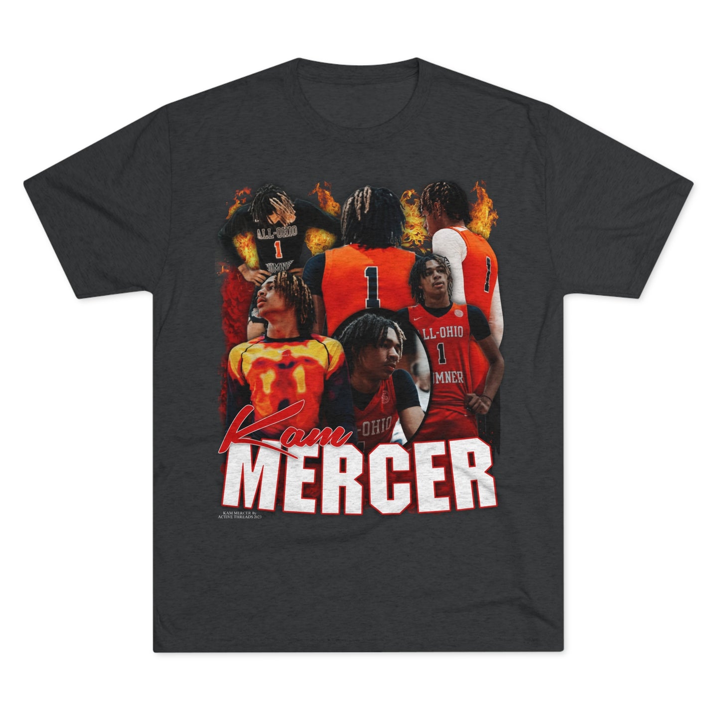 Kam Mercer Tri-Blend Crew Tee