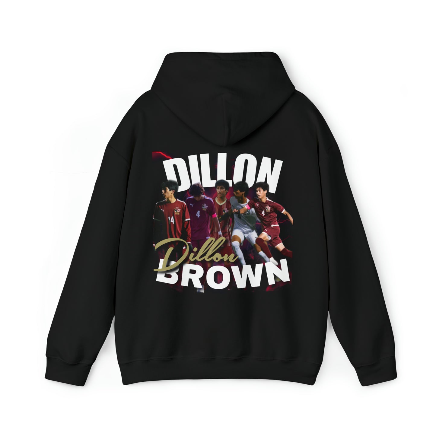 Dillon Brown w/ back design Hooded Sweatshirt