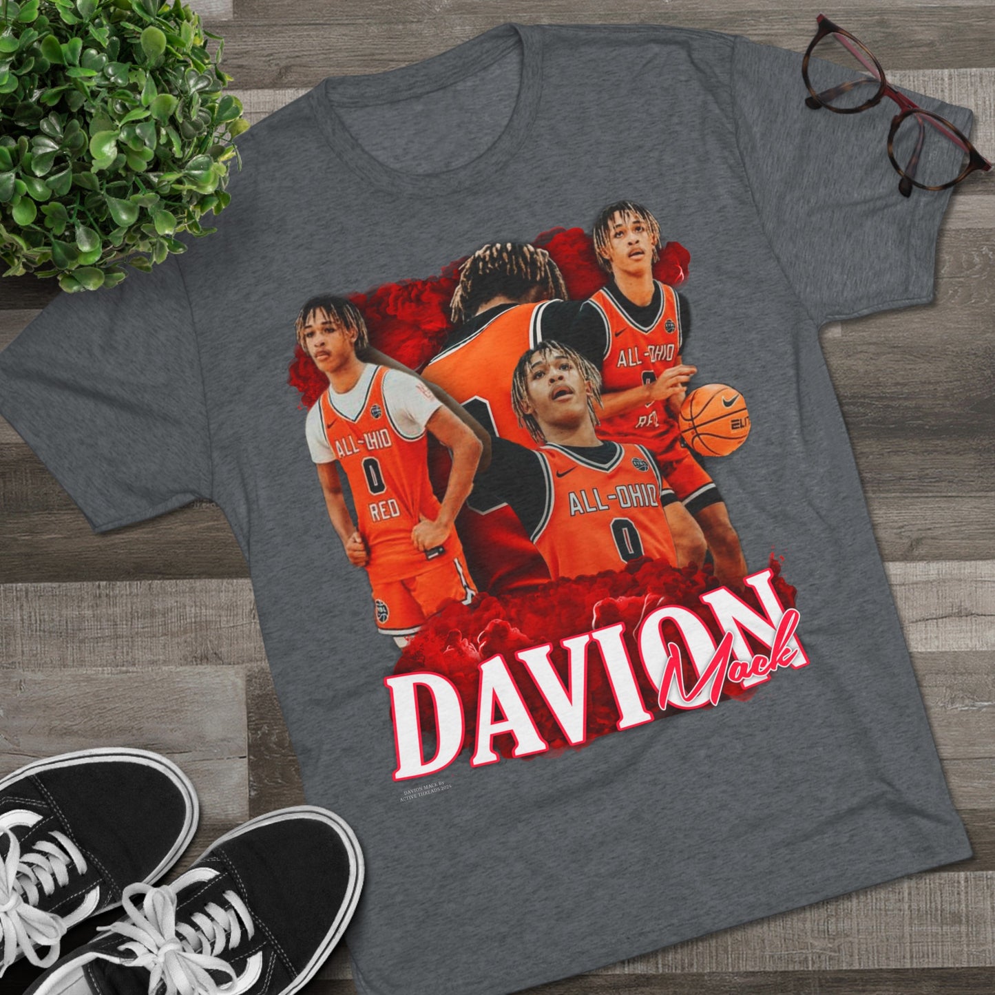 Davion Mack  Tri-Blend Crew Tee