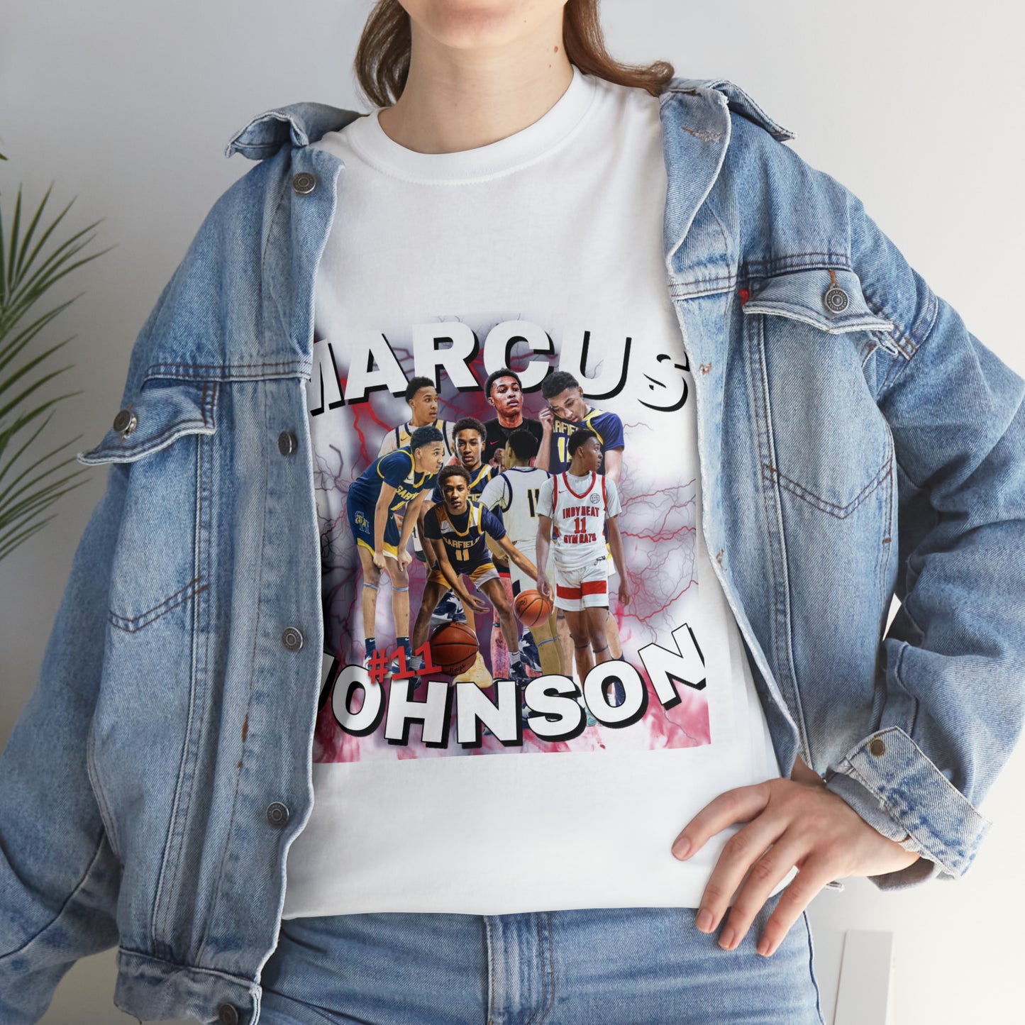 Marcus Johnson Tee White