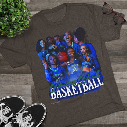 Winton Woods Girls Basketball Tri-Blend Crew Tee